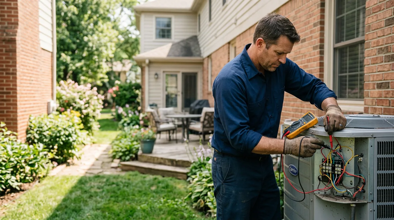 HVAC technician working near Clinton Corners, NY
